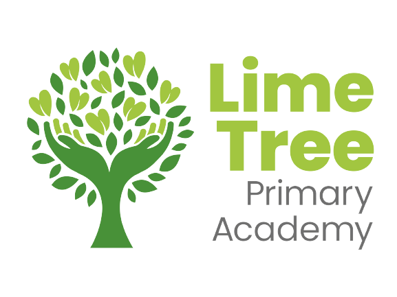 Lime Tree Primary Academy logo, featuring a stylised tree with leaf-shaped canopy