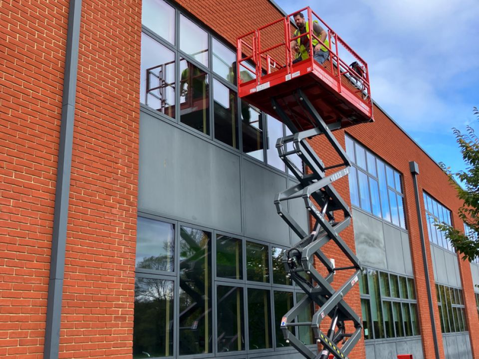 Endoscopic surveying used to inspect within a building structure
