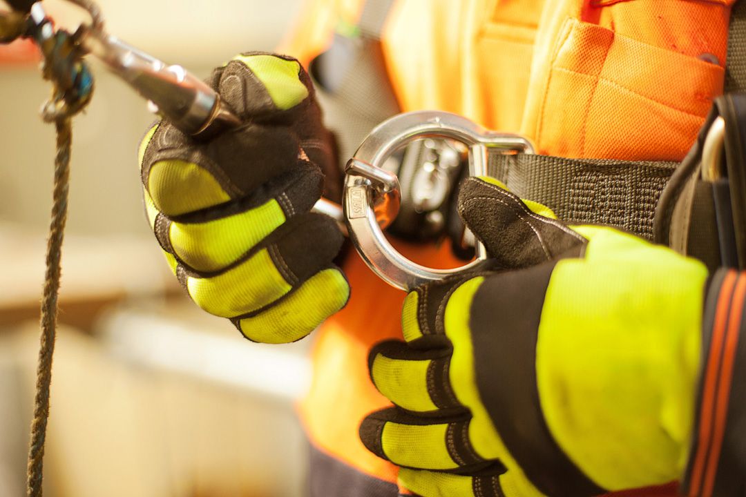 Individuals reviewing architectural drawings for health and safety concerns